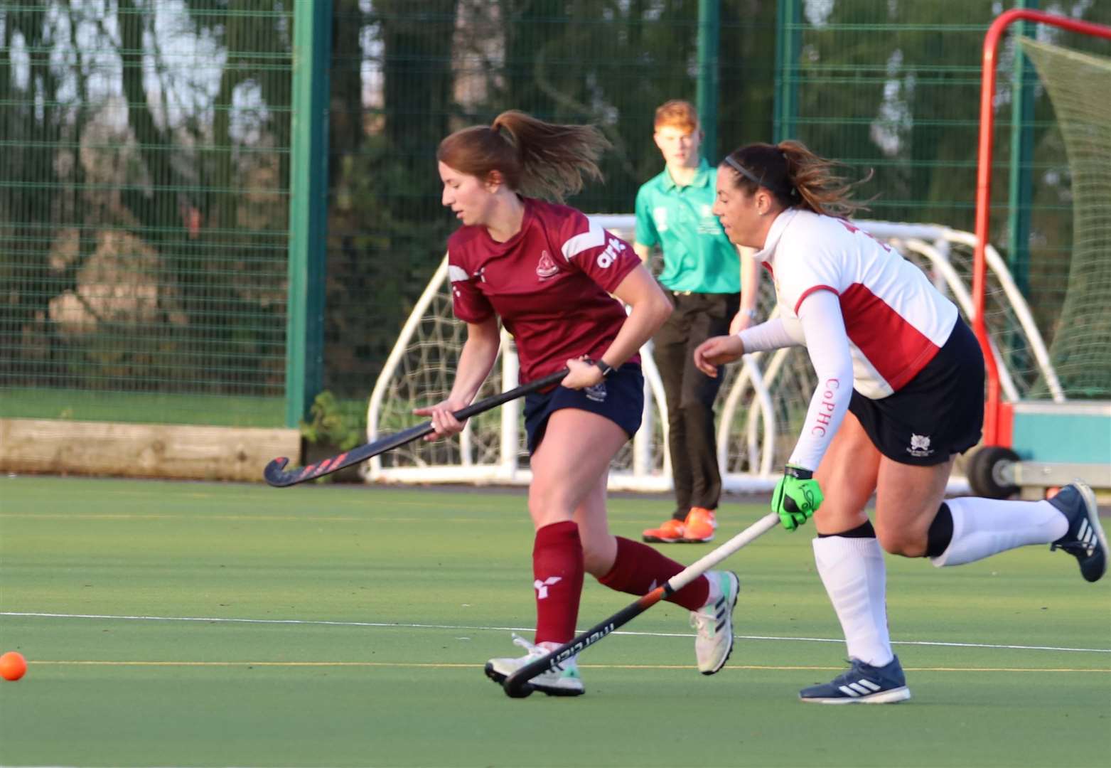 Action from Spalding ladies' home defeat to City of Peterborough. Photo: Nigel Cookson