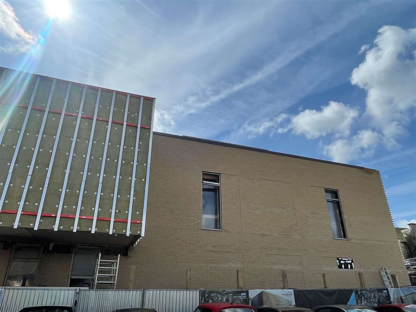 Stamford Hospital Day Treatment Centre has been constructed on the site of the former nurses' accommodation