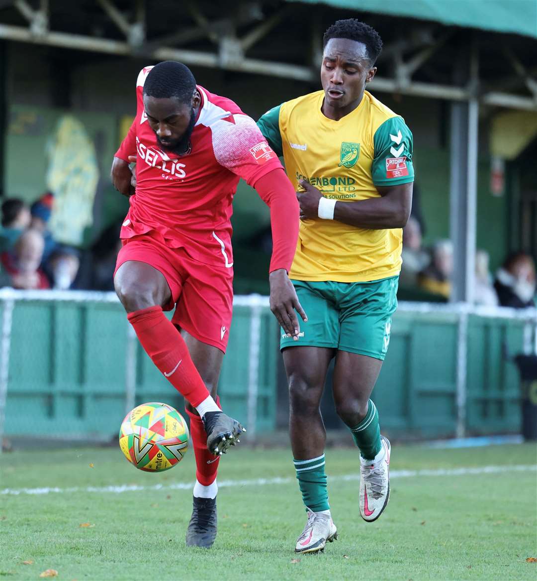 Tendai Chitiza shows his close control.