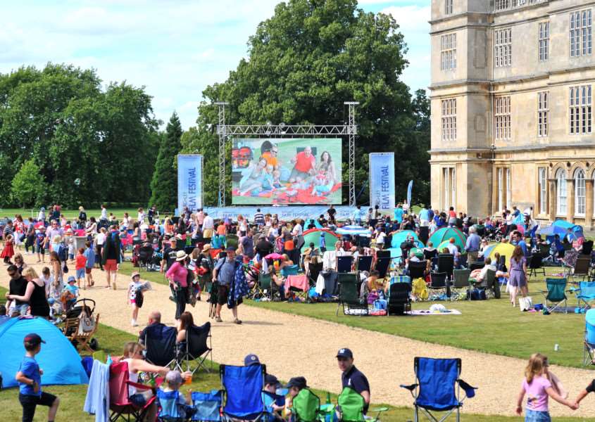 Crowds enjoy Burghley Film Festival 2015. Photo: Lee Hellwing. EMN-150608-114753001
