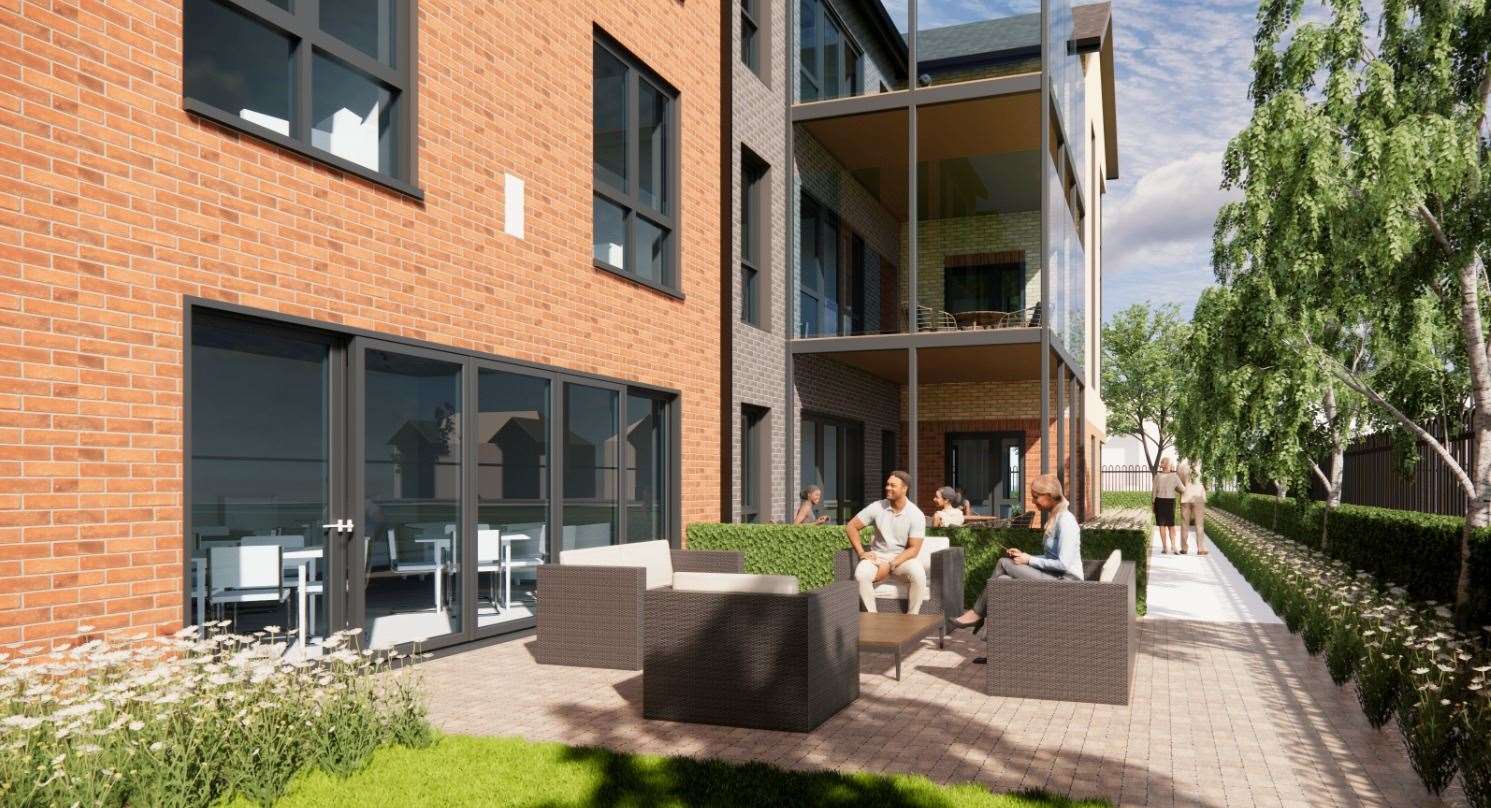 Artist's impression of a proposed care home on Cabourne Court, Lincoln. Image: Glenholme Healthcare Group