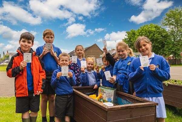 Pupils at Corby Glen Community Primary School have been getting in the gardening spirit.