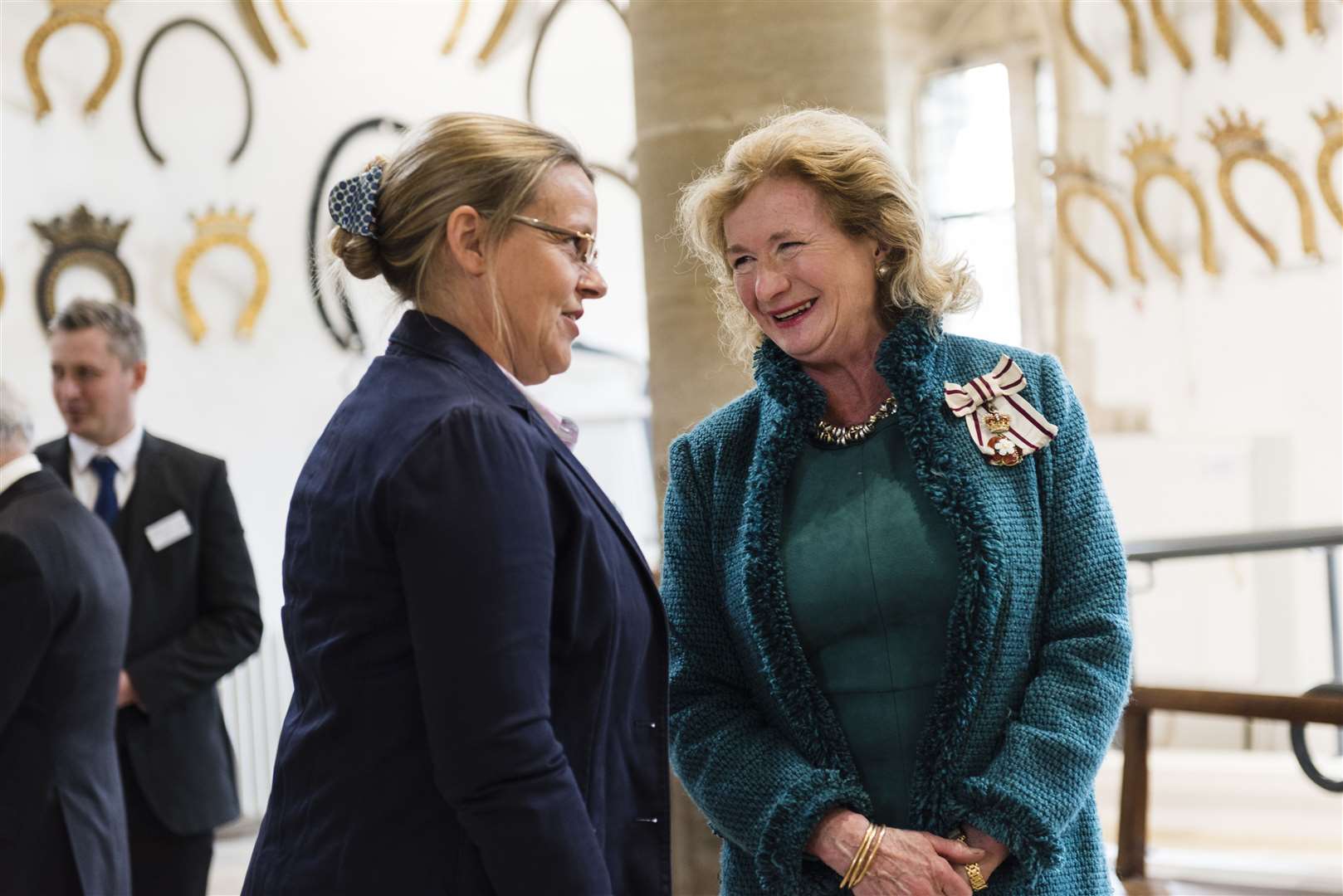 Constanze Frienstein, of Lands' End, with the Lord Lieutenant of Rutland Dr Sarah Furness. Photo: Elli Dean