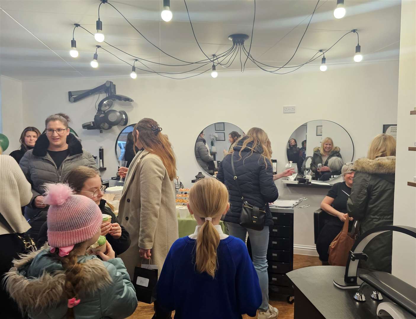 Visitors enjoyed free goody bags