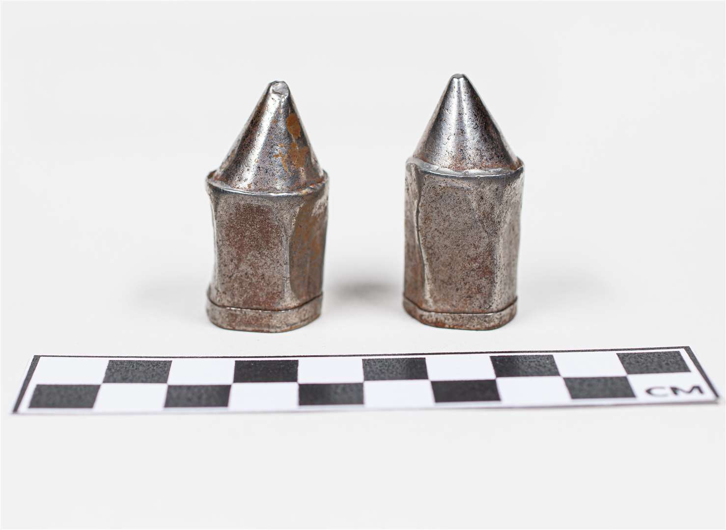 Last month’s mystery items, which fooled you all. A pair of sack stitchers’ thimbles