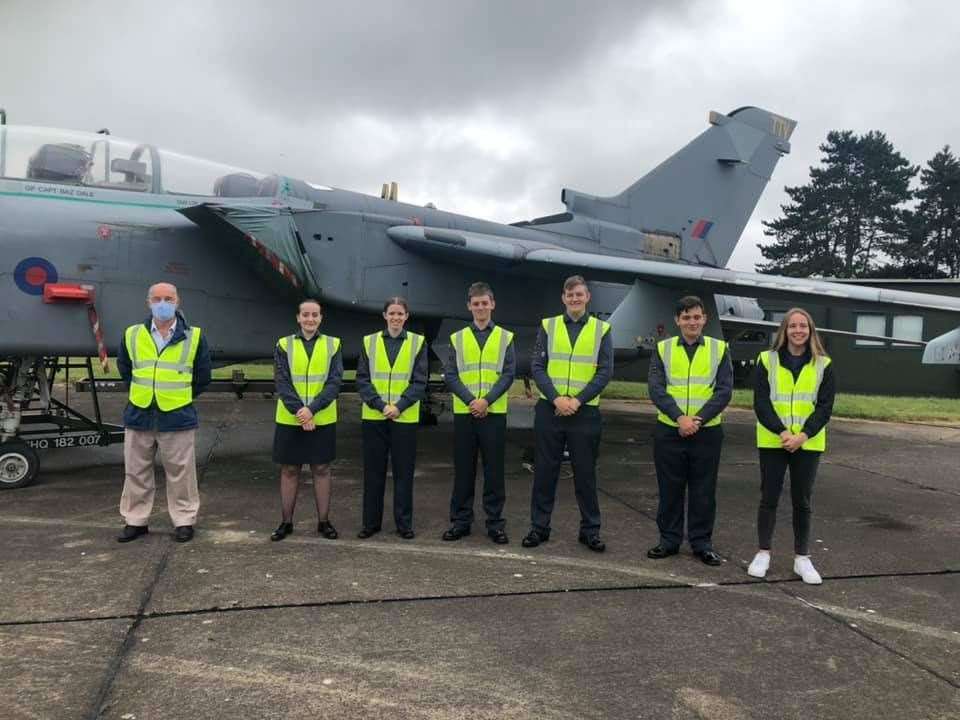 The cadets at the RAF Syerston family day (51313663)