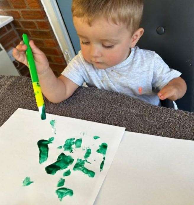 Oaklen painting. PHOTO: SUBMITTED