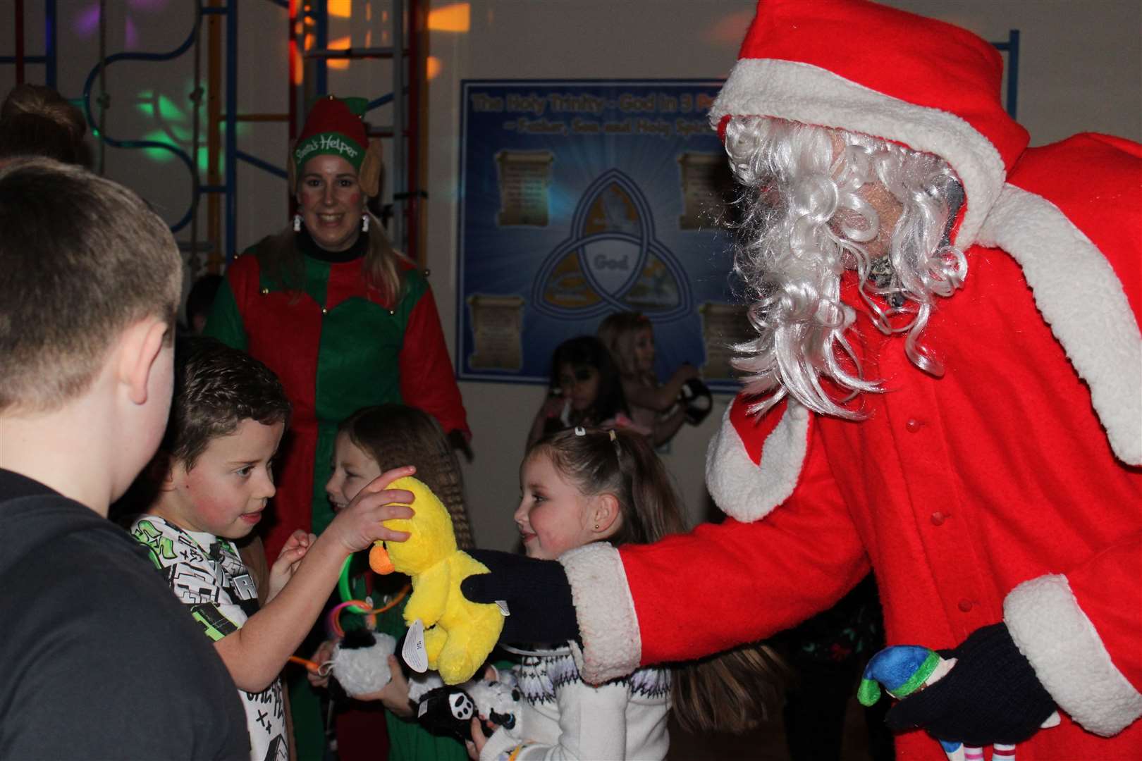 Santa visits Tydd St Mary Primary School