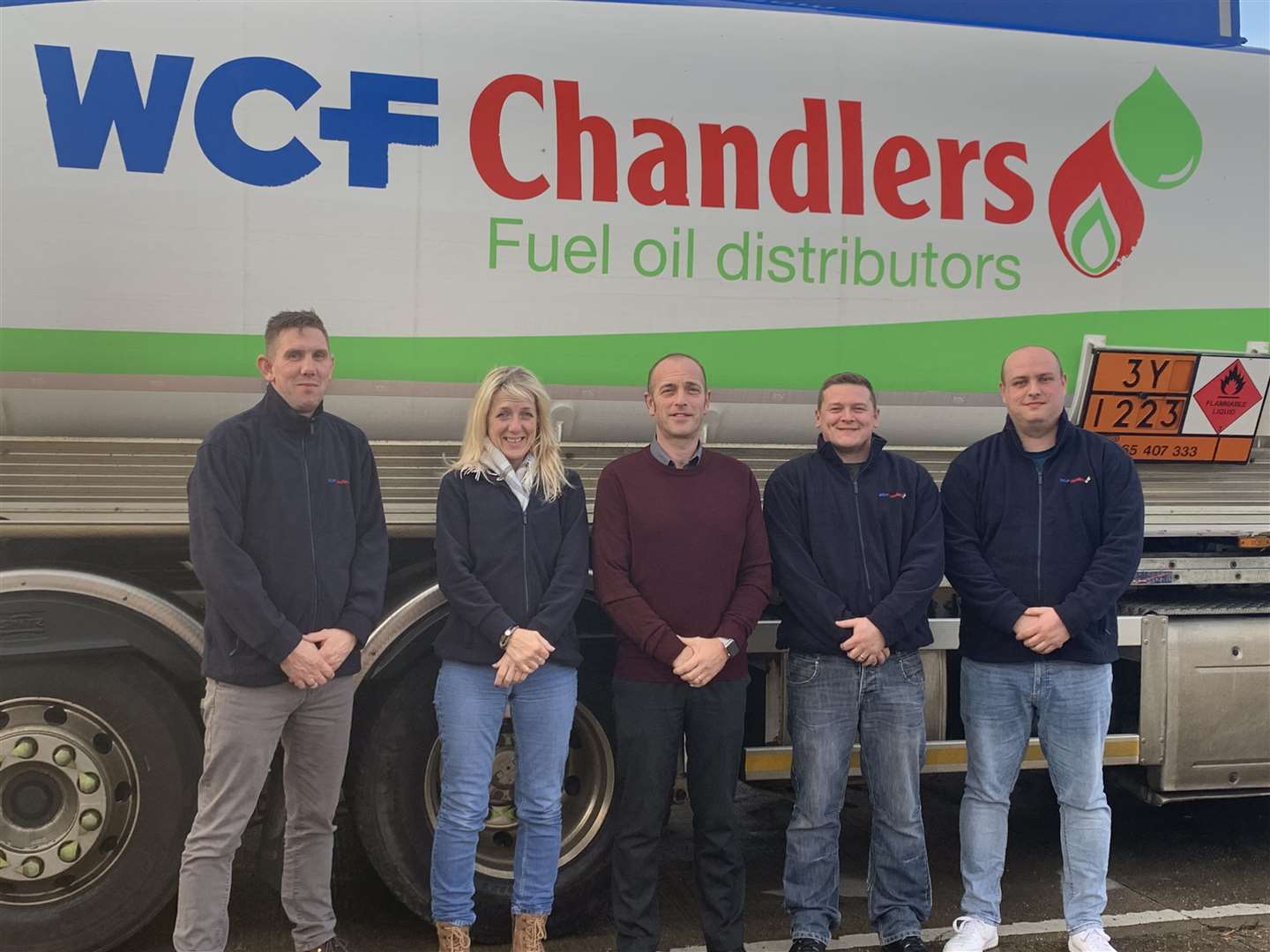 Pictured from left to right: Andy Baines, Sue Smith, Simon Wainwright, Gavin Atkinson and Ashley Wells (53400935)