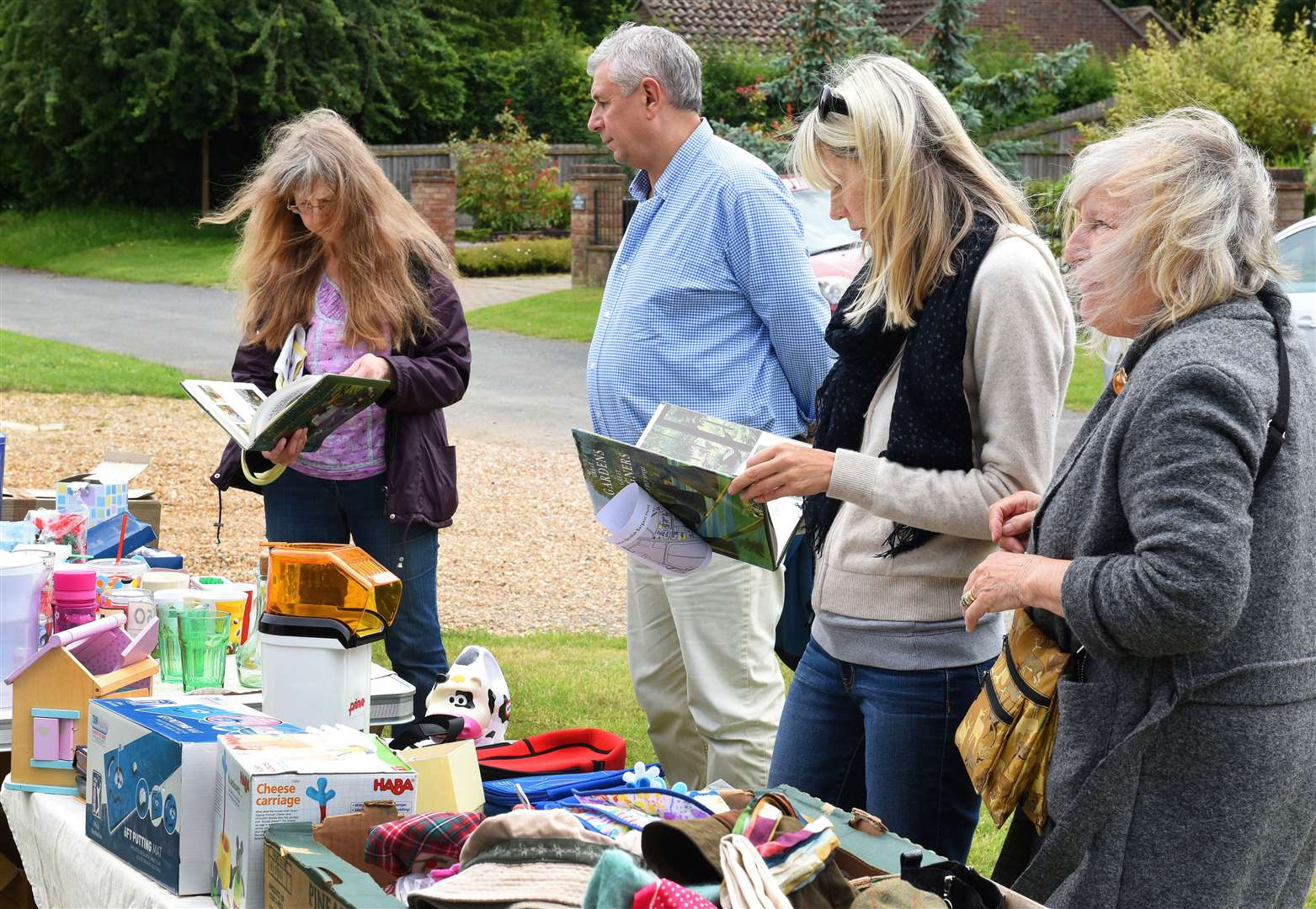 A car boot sale