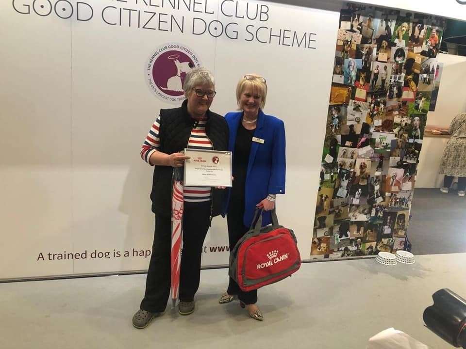 Helen Vaitkevicius of Lincs Dog Training - Made Easy (pictured on the left), recently had to stop all her training classes for the time being.