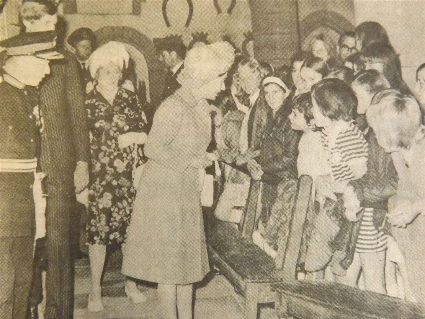 50 years ago: July 13, 1973 – Princess Margaret meets Oakham children at the castle yesterday when she paid the traditional forfeit of a horseshoe.