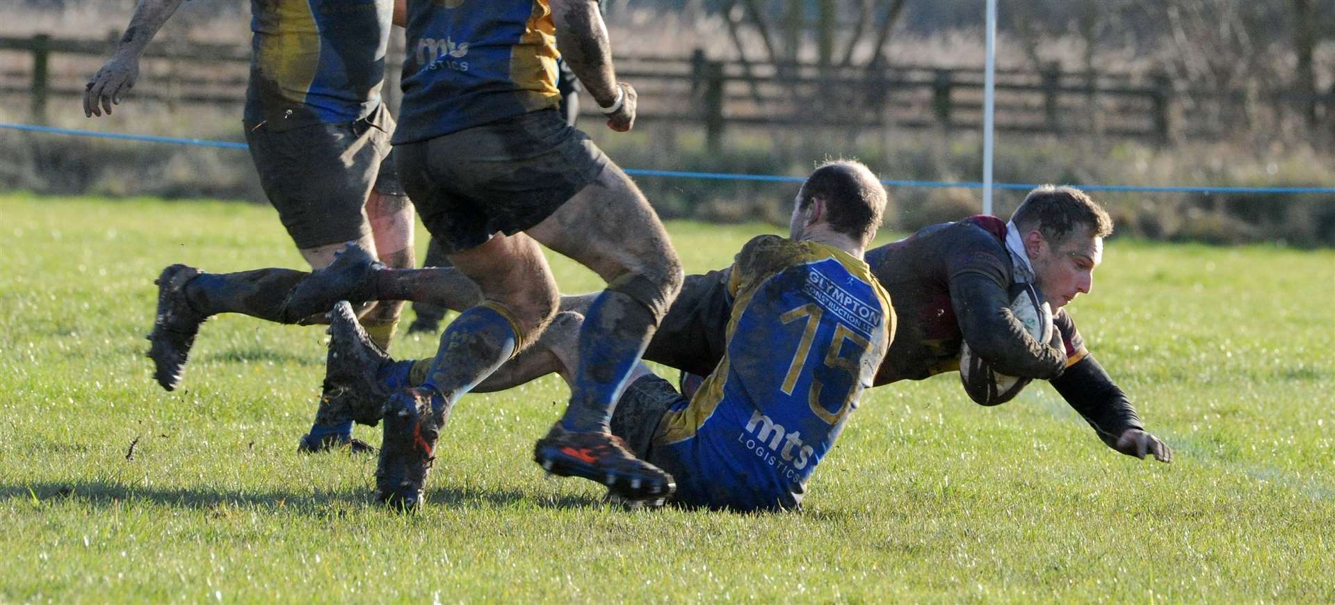 Action from Spalding's home defeat to Market Bosworth on Saturday. Photo: Chris Lowndes