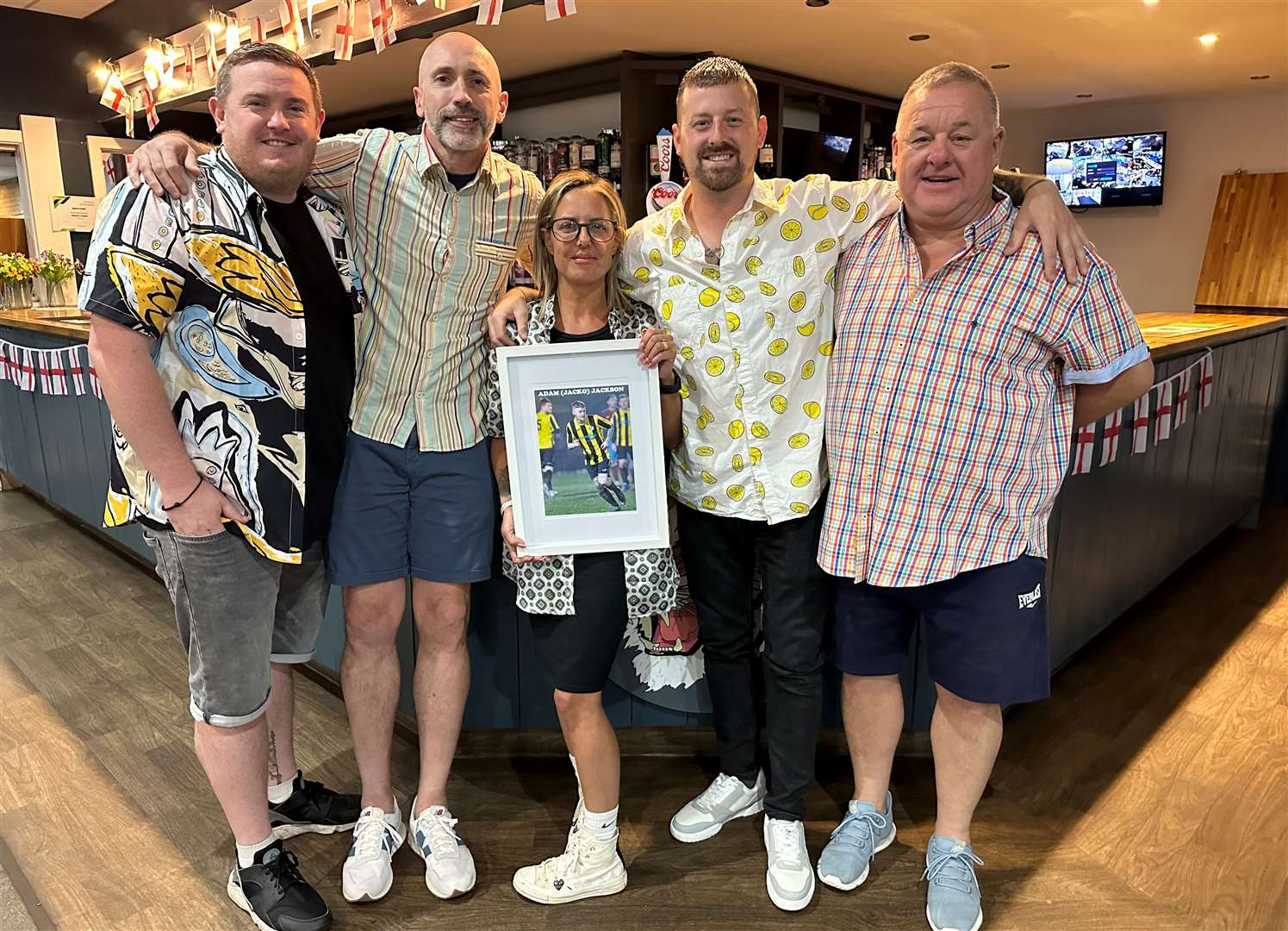 The organising committee of Tim Cole, Danny Hussey, Sharla Slayven, Luke Jackson and Stephen Jackson.