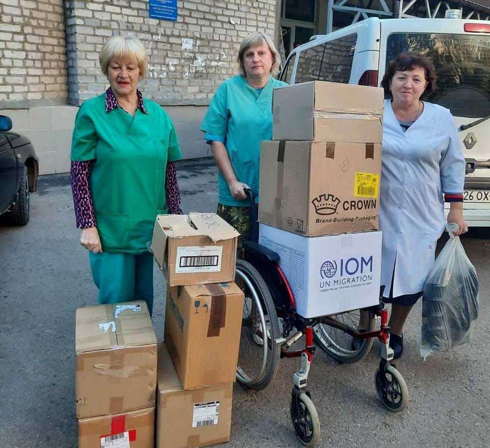More aid from a Boxes of Hope delivery last autumn reaches its destination in Ukraine