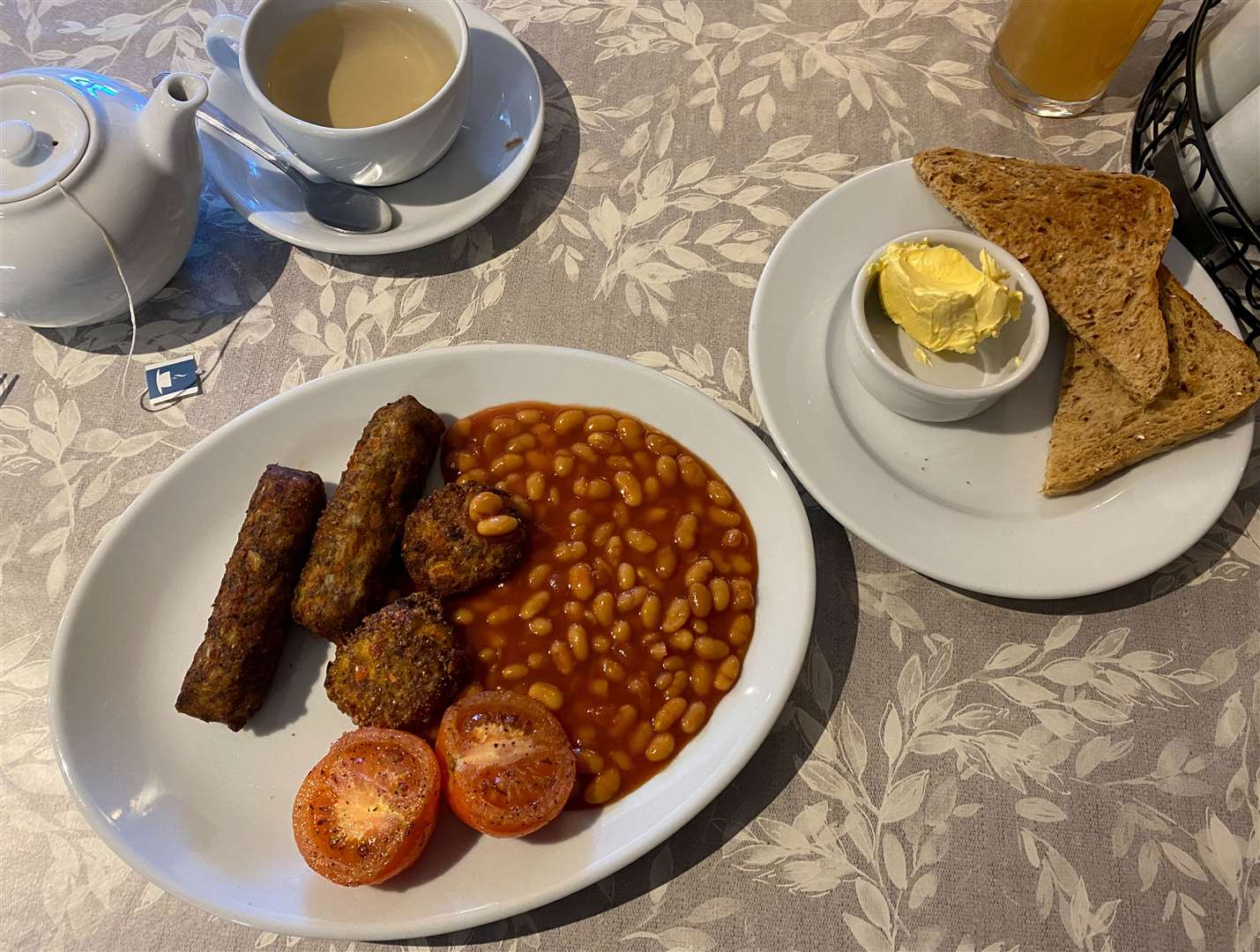 The Vegan Breakfast cost £10.50