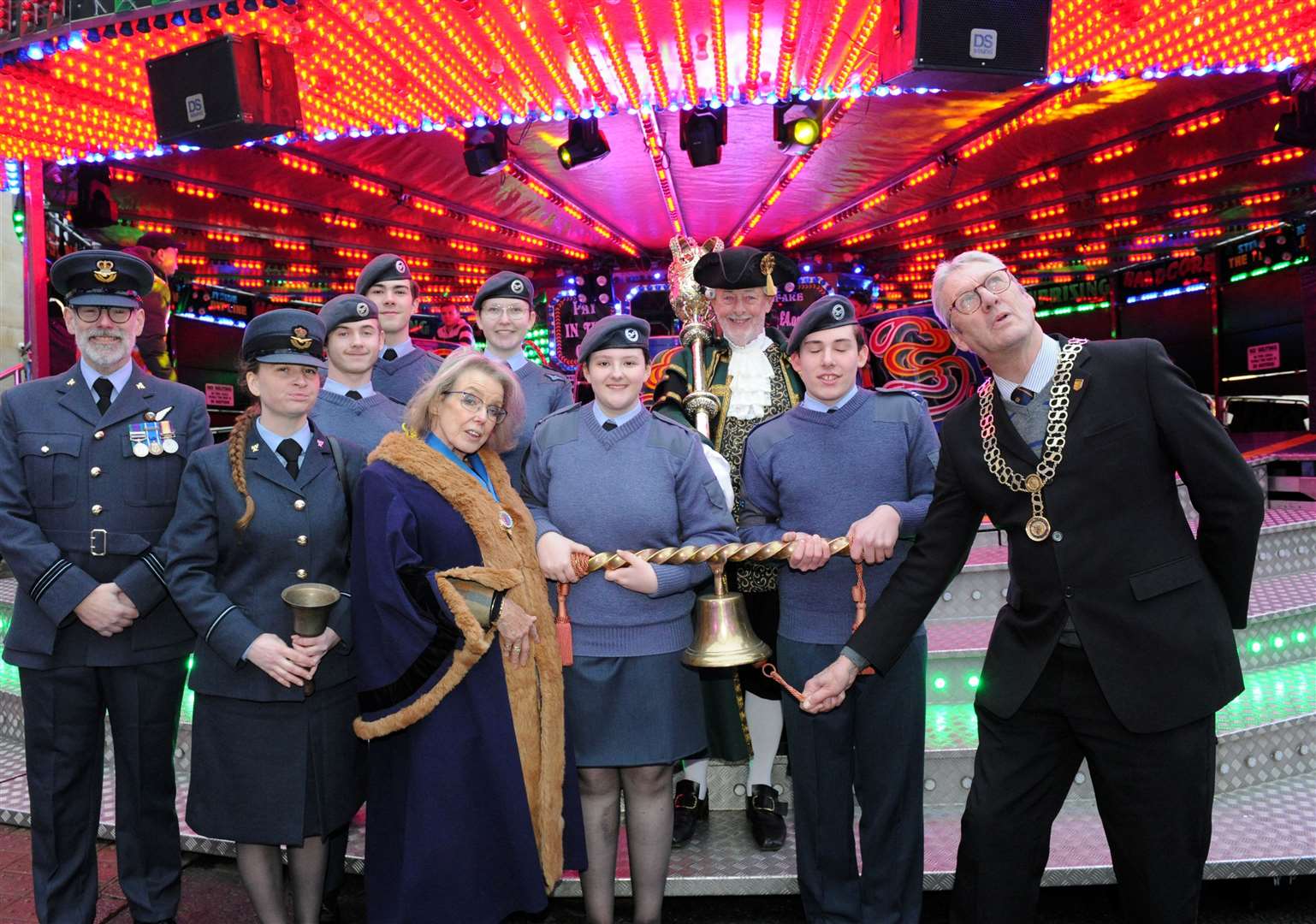 The mace was used during the opening of last year’s Mid-Lent Fair.