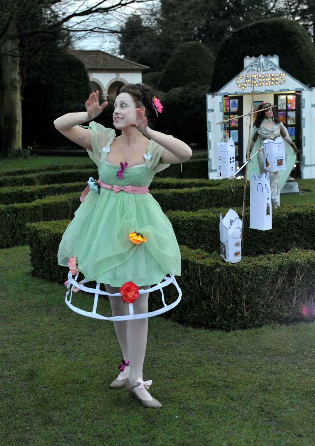Dancers helped to put on an amazing show at the Ayscoughfee Enlightenment event PHOTO: CHRIS LOWNDES
