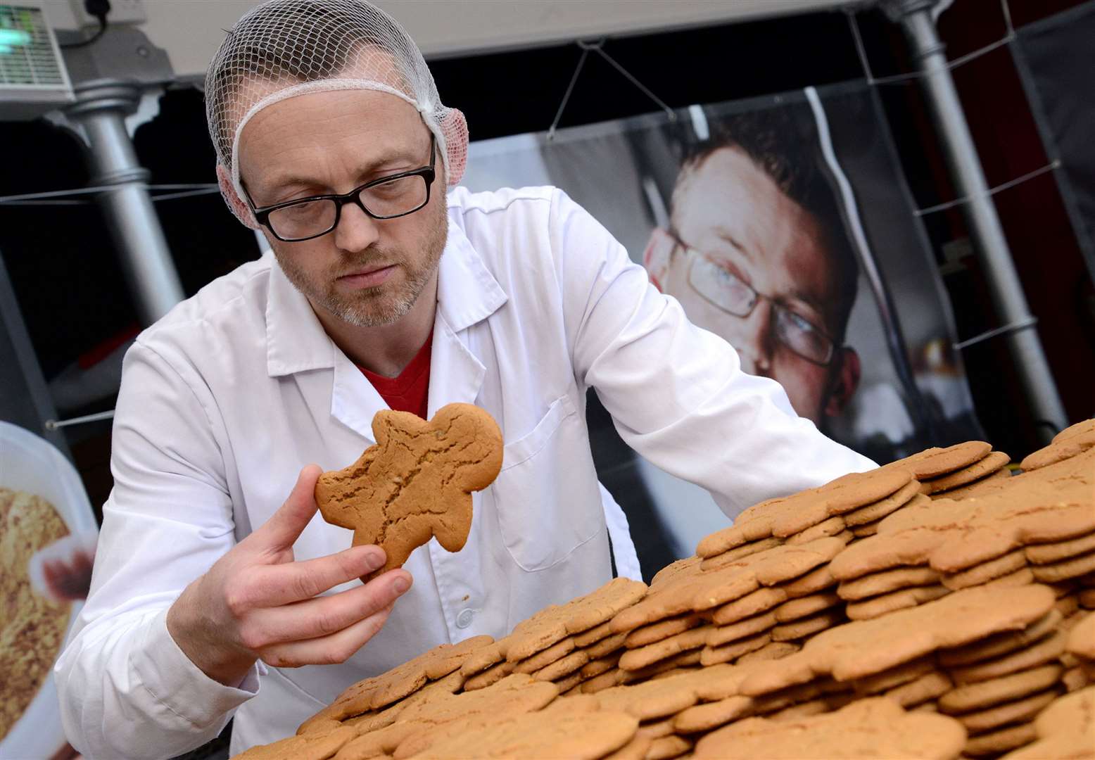 Alastair set about baking with no recipe, experimenting and refining until he hit upon the finished product