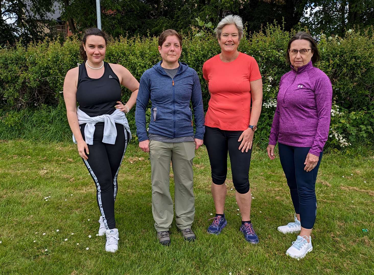 Rhian Williams, Ali Drake, Andrea Gordon-Kerr and Jan Wills were part of the group hoping to launch Oakham Co-operative Fitness