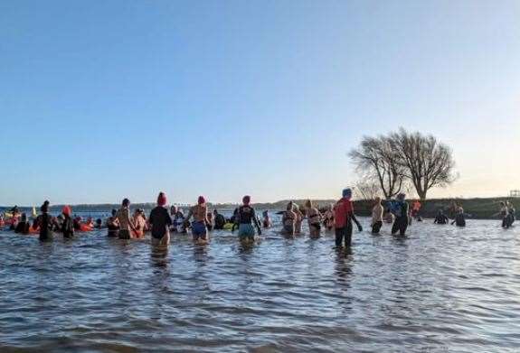 A new year dip will take place at Rutland Water. Photo: Anglian Water