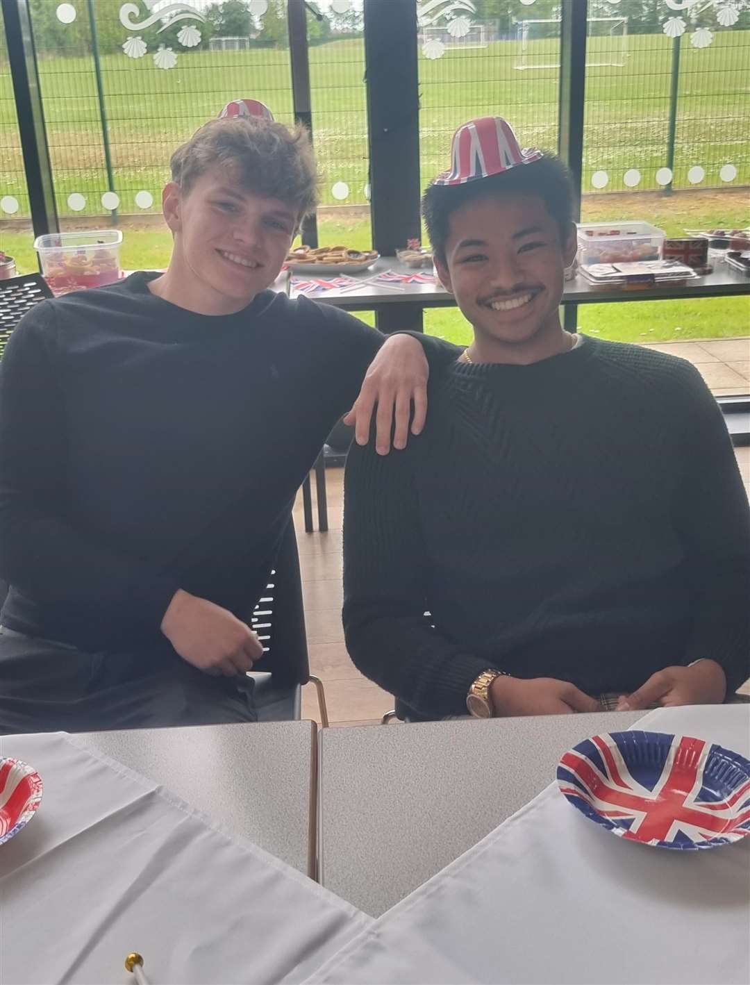 The Deepings School sixth formers marked VE Day with a party