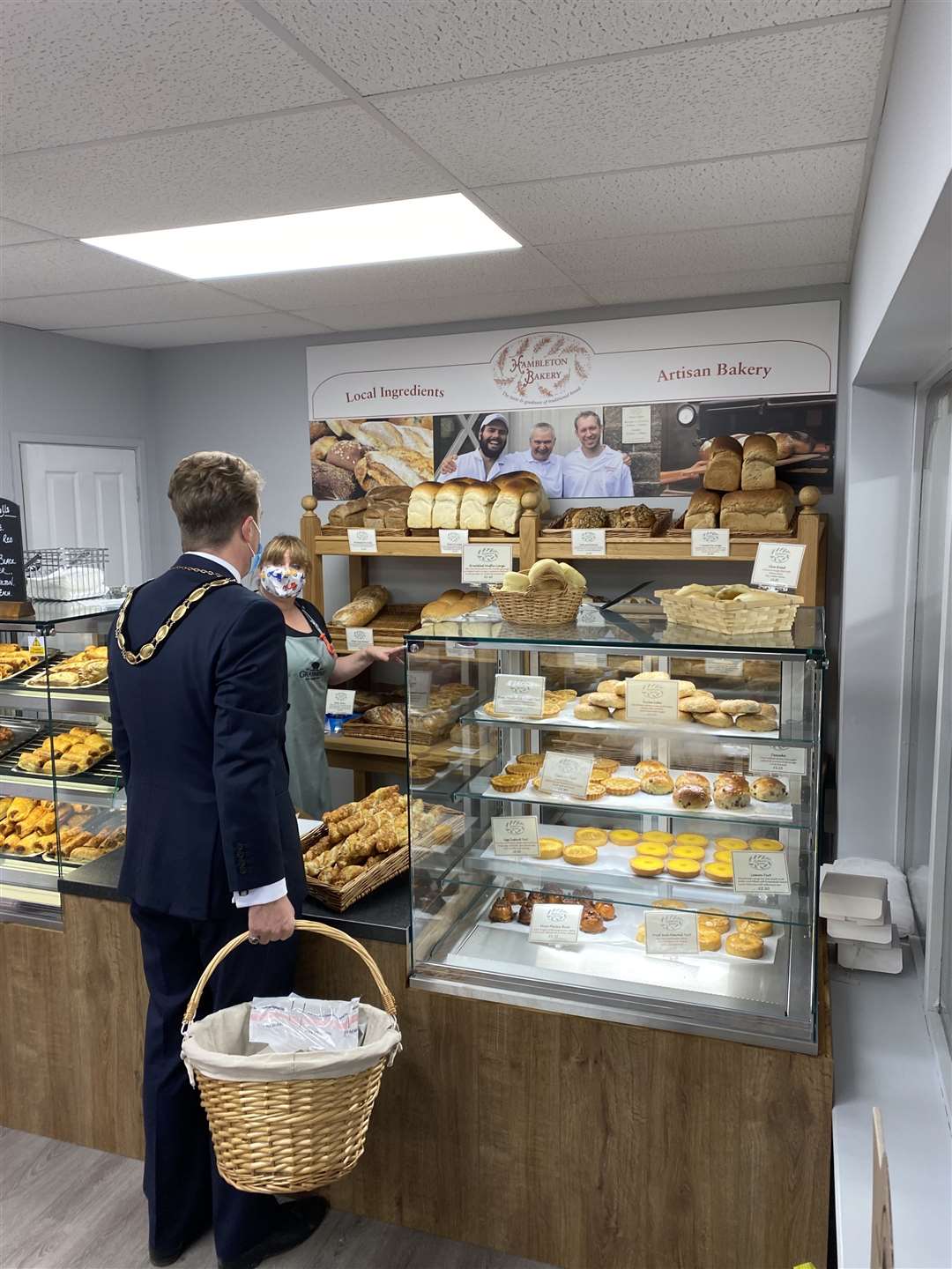 Josh Yarham inside the deli. Photo: Will Bowell/Grasmere Farm