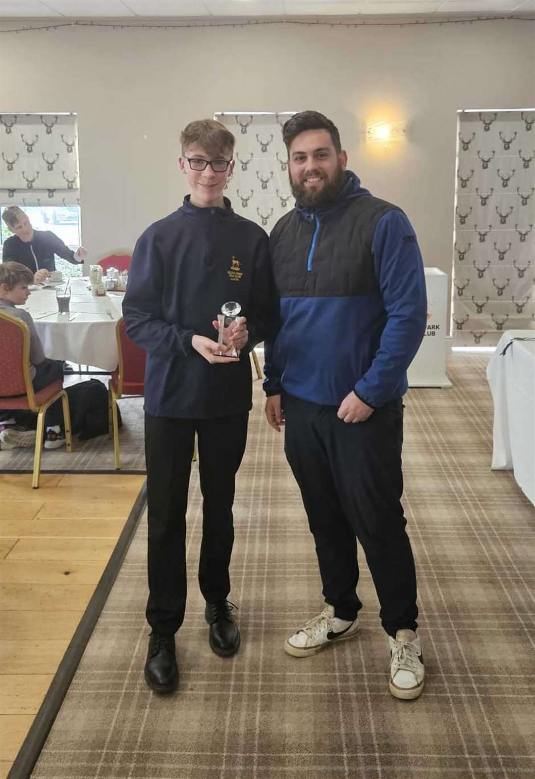 Junior prize winners at Belton Park Golf Club.