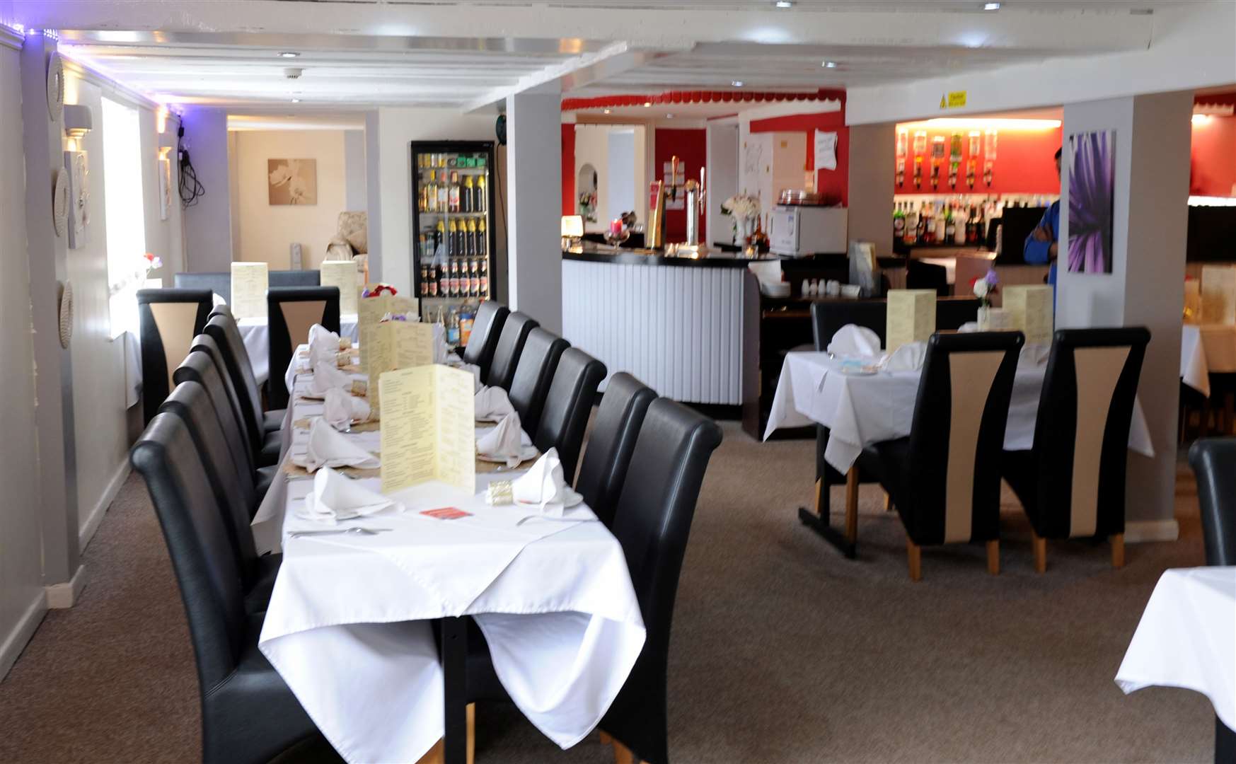 Inside the new-look Darjeeling restaurant in Whaplode