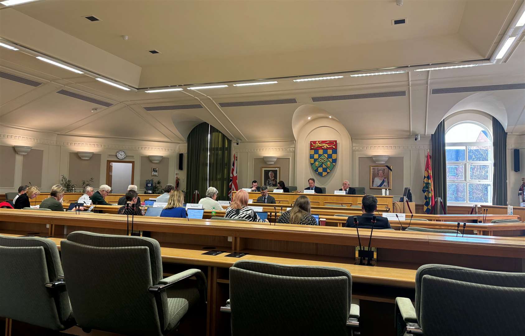 The South Kesteven District Council meeting on Thursday January 16. Photo: James Turner