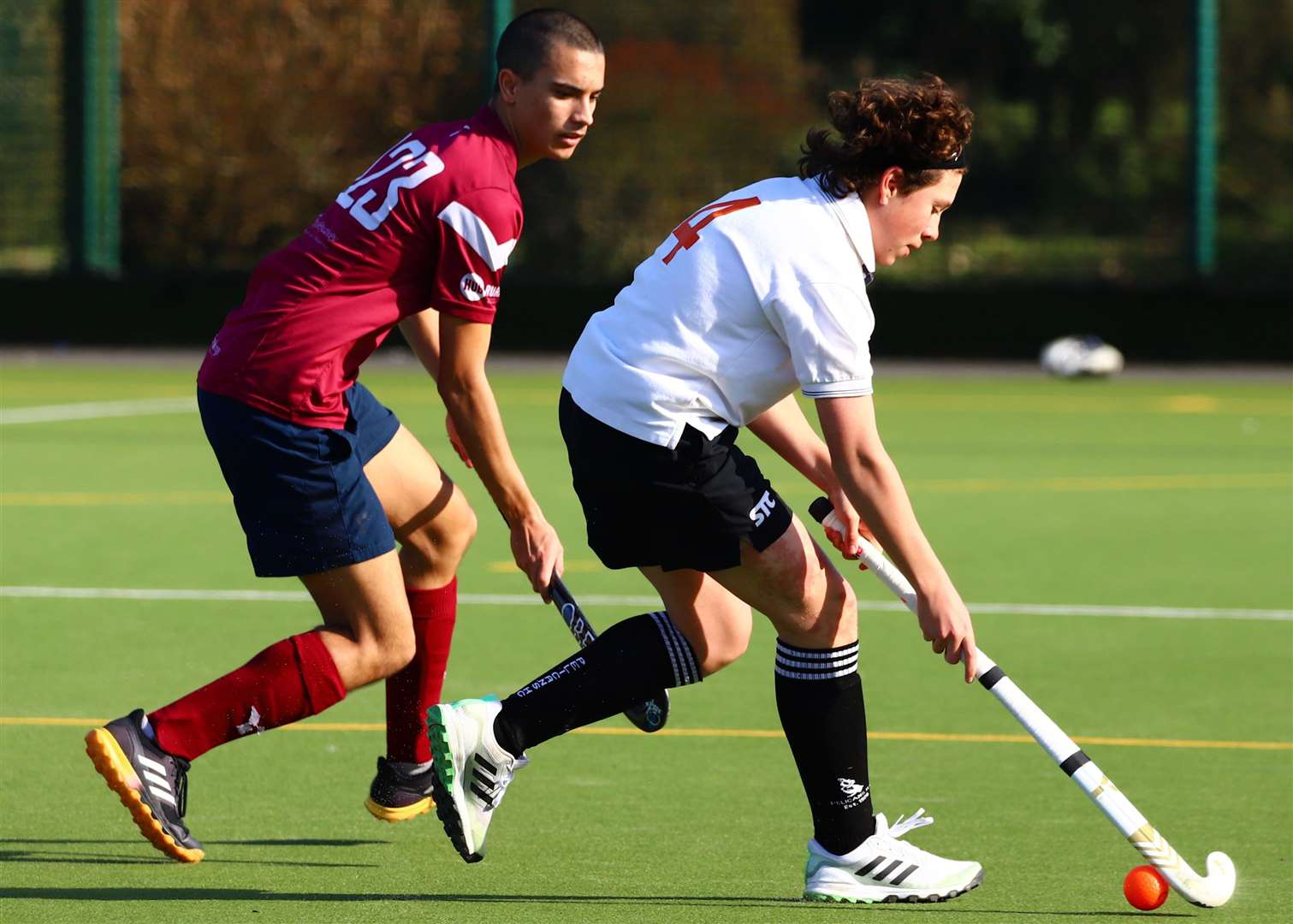 Second team action from Spalding's match at Pelicans on Saturday. Photo: Nigel Cookson