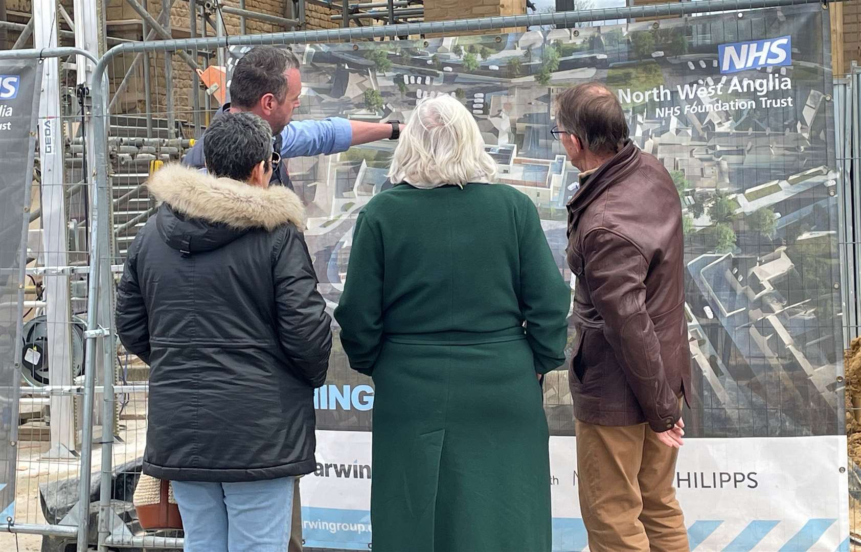 The governors are talked through plans for the DTU site