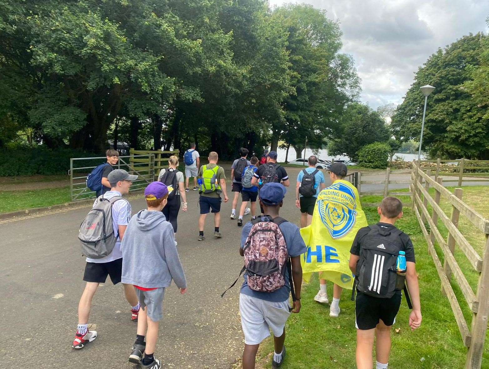 Club members walked 18 miles