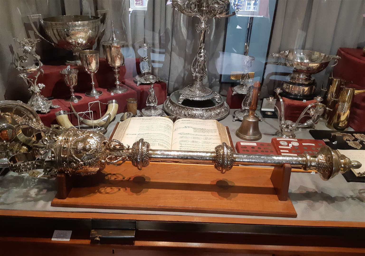 The mace is kept in Stamford Town Hall