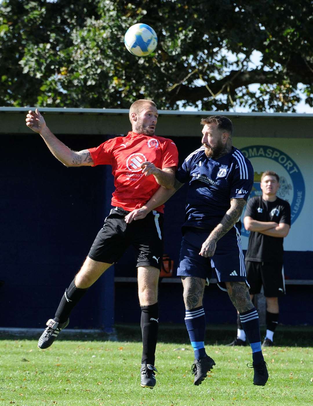 Action from Moulton Harrox's home defeat to Uppingham. Photo: Chris Lowndes