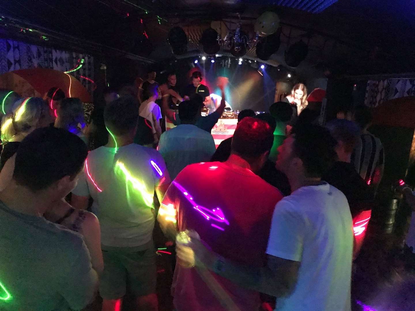 90s Ibiza night in the Voodoo Lounge at Mama Liz's in Stamford