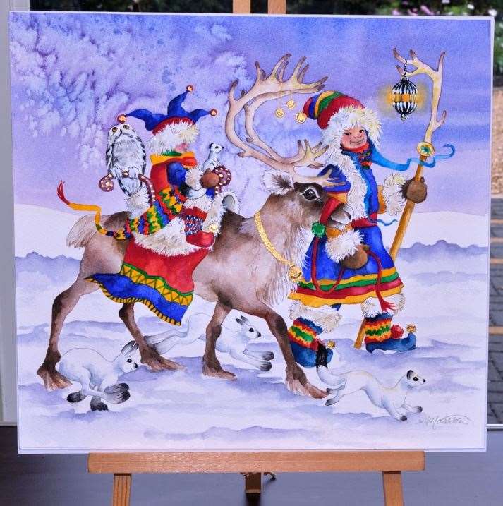 The winning art entry.