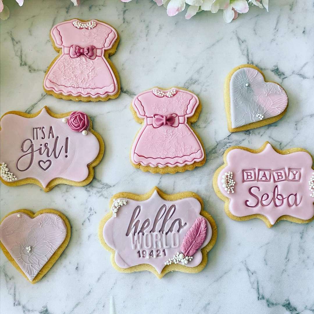 Baby girl biscuits