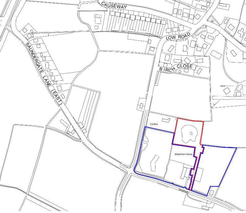 A plan of the site