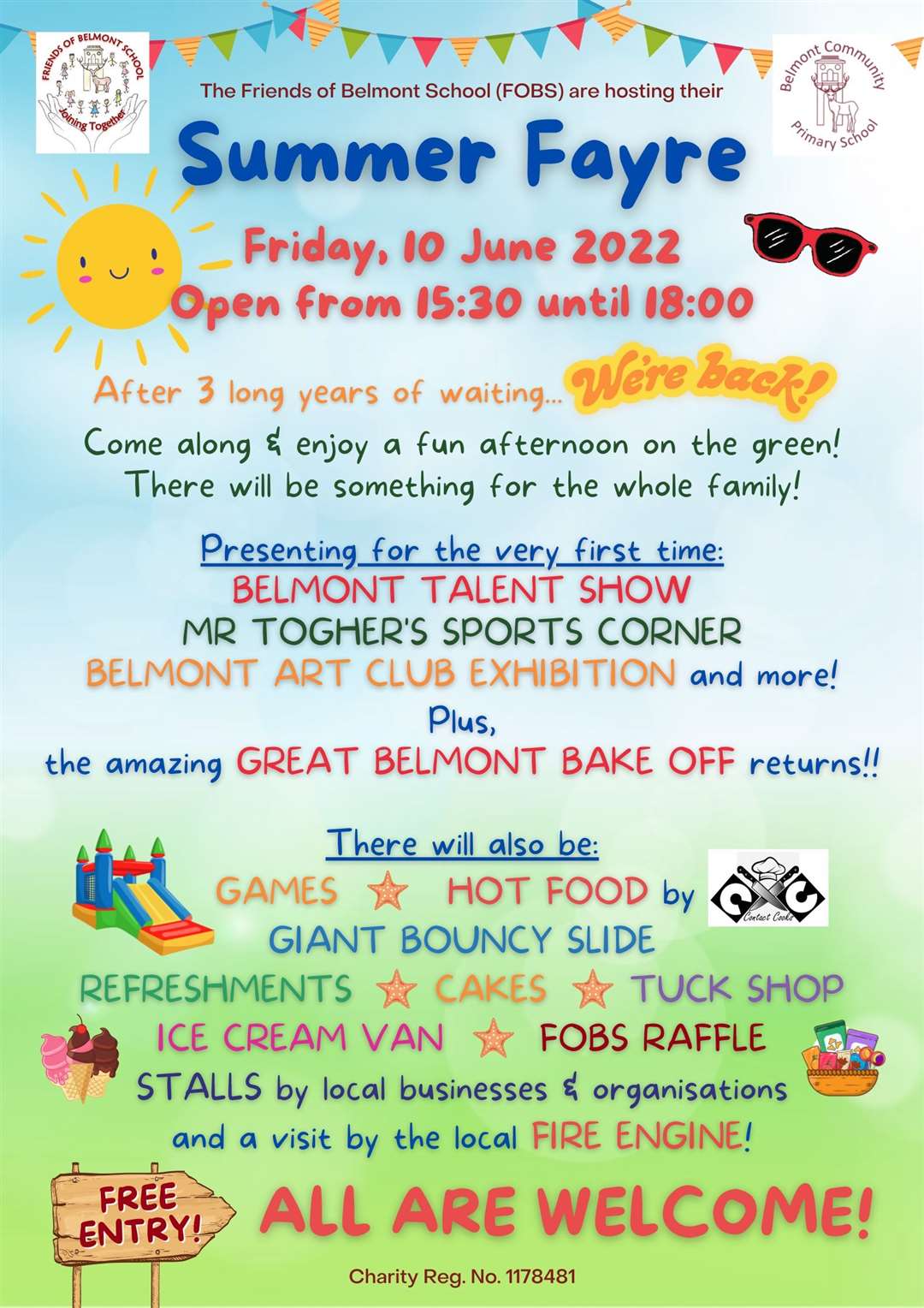 The Friends Of Belmont School are holding the summer fayre for the first time in three years on Friday June 10. (57071305)