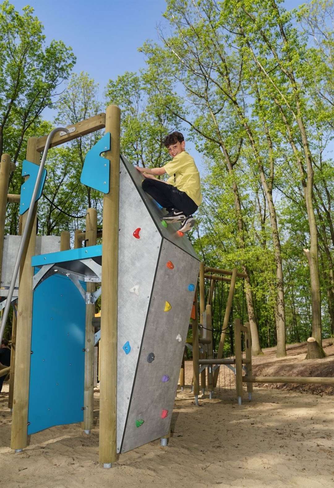 The equipment would be for older children