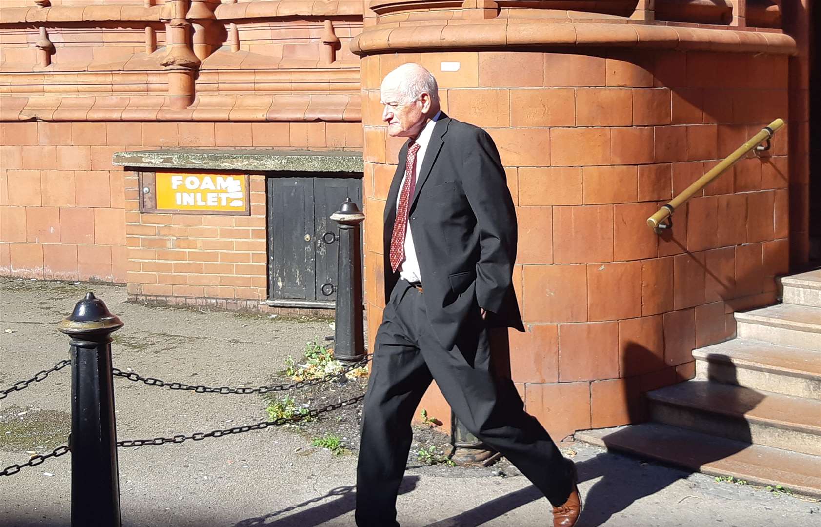 Richard Alderman leaves Birmingham Magistrates Court Photo: Andrew Stone
