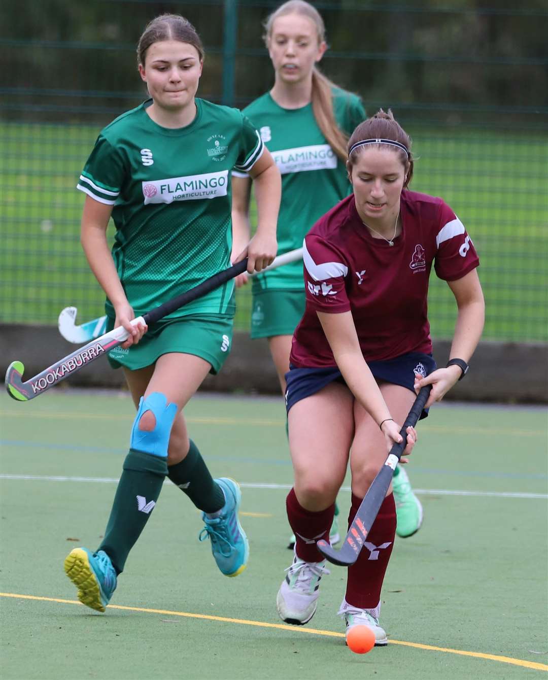 Ladies first team action from Spalding's match with Long Sutton. Photo: Nigel Cookson