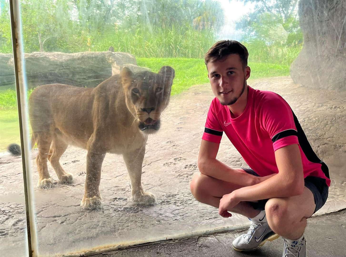 Jacob Ely in August 2022 at Busch Gardens, Florida. PHOTO: SUBMITTED