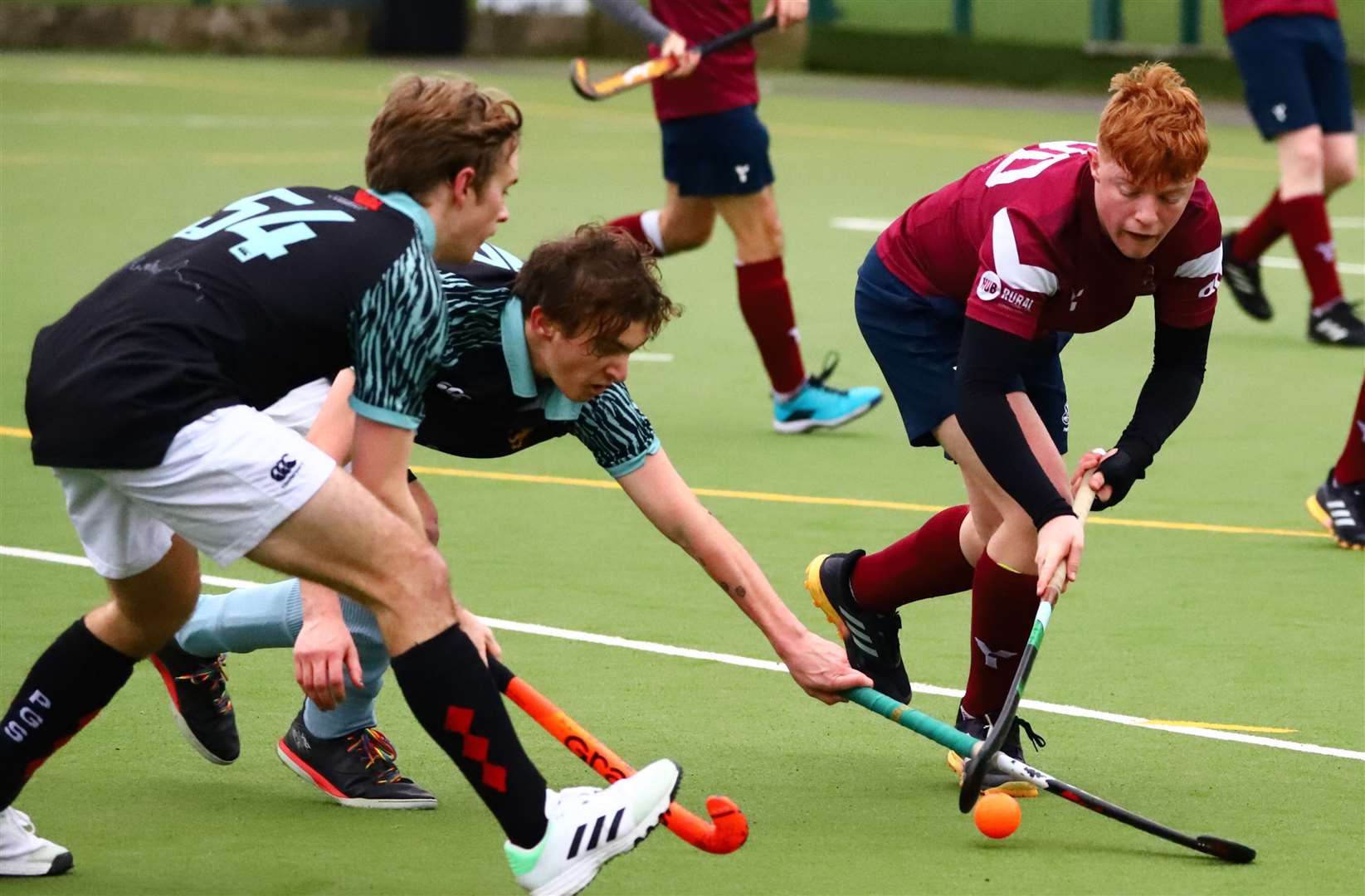 Spalding 2nds went down to a 2-0 home loss to second-placed Cambridge University 3rds. Photo: Nigel Cookson