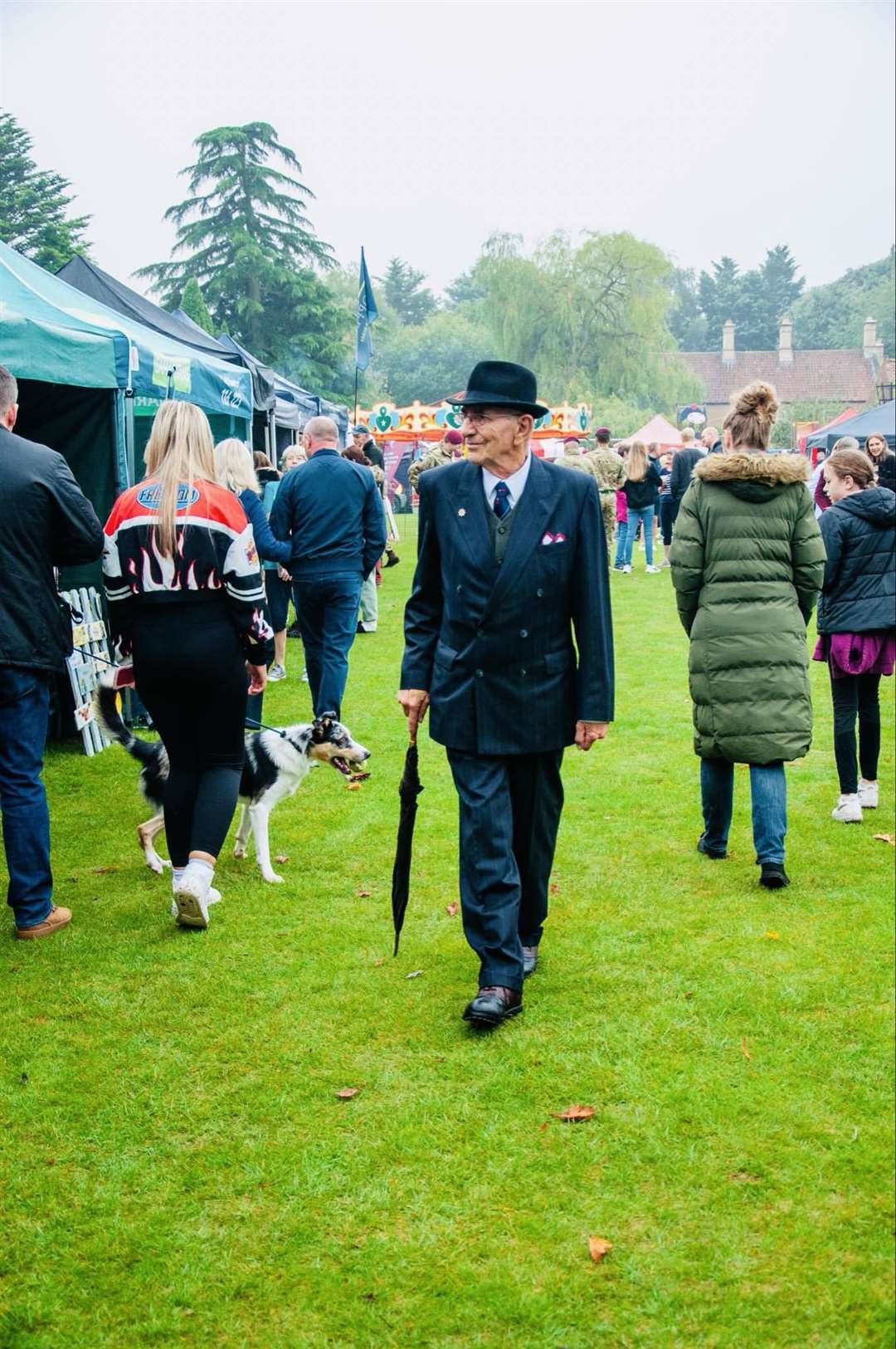 A well dress gentleman enjoying the gala. Photo: Deborah Knowles