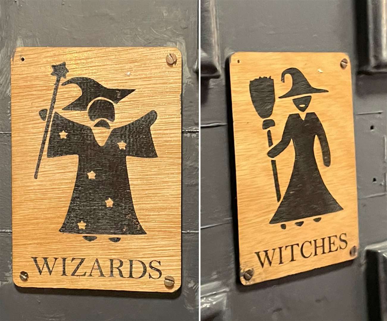 A warning not to wave your wand in the wrong one
