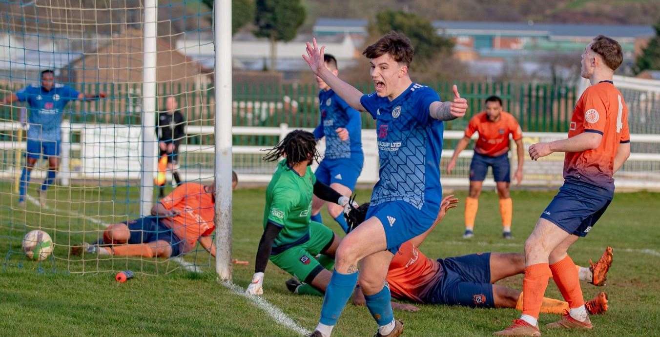 Harrowby United were 2-1 home winners over Newark and Sherwood in their United Counties League clash. Photo: Steve Nesbitt @lincssnapper