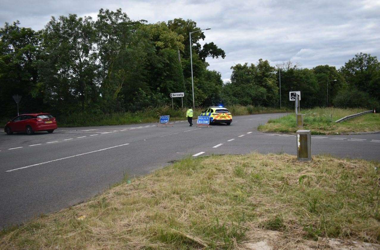 Lincolnshire Police were also in attendance at the crash. Photo: RSM Photography