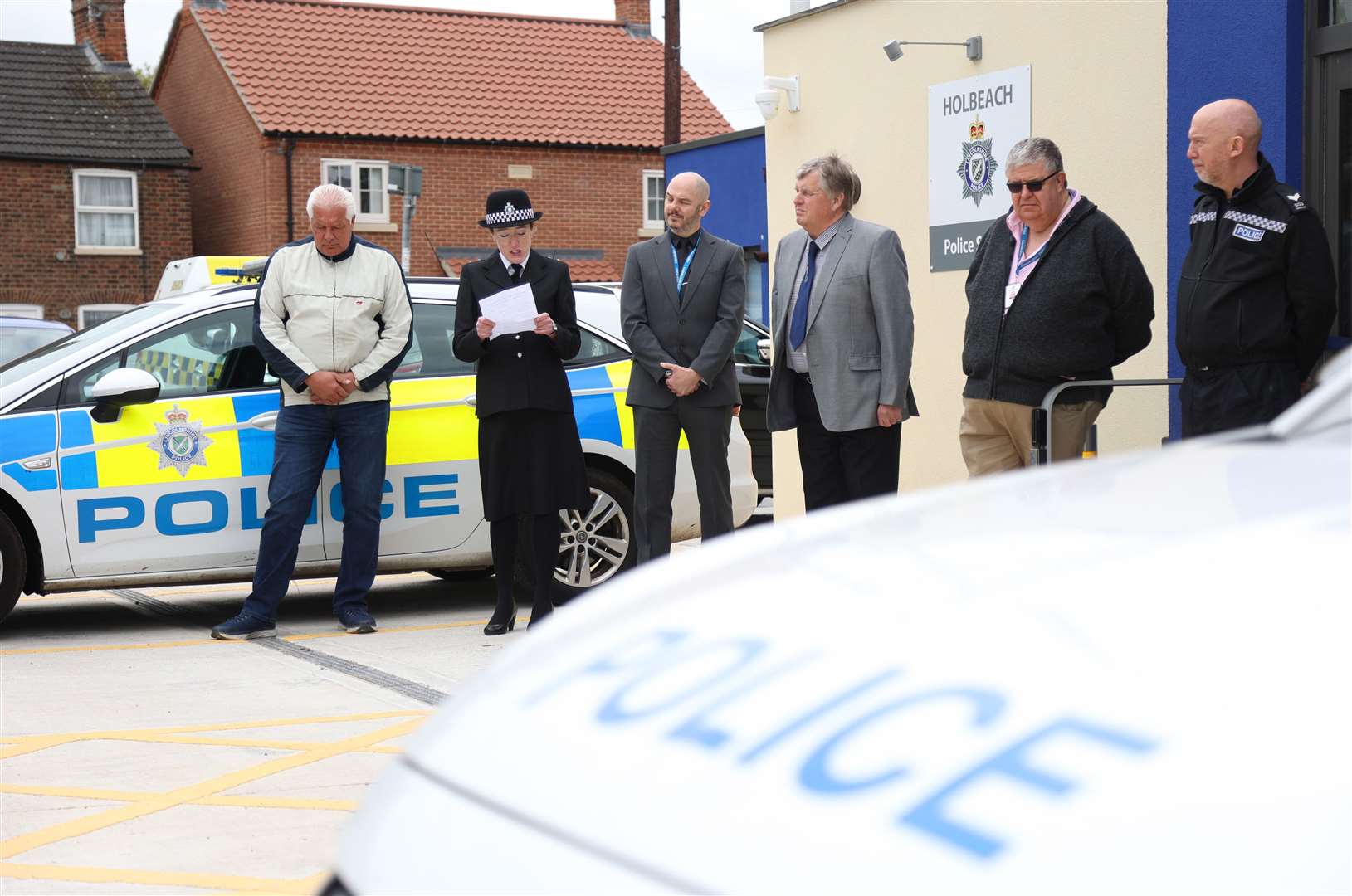 The re-opening of the Holbeach police station. Holbeach, Lincs, UK, on April 29, 2022 (56373439)